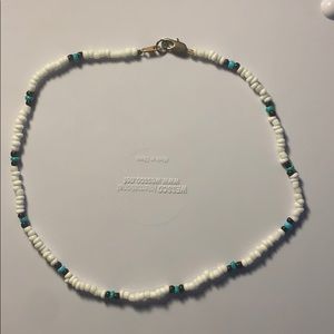 “Coral reef” seed bead necklace chocker
